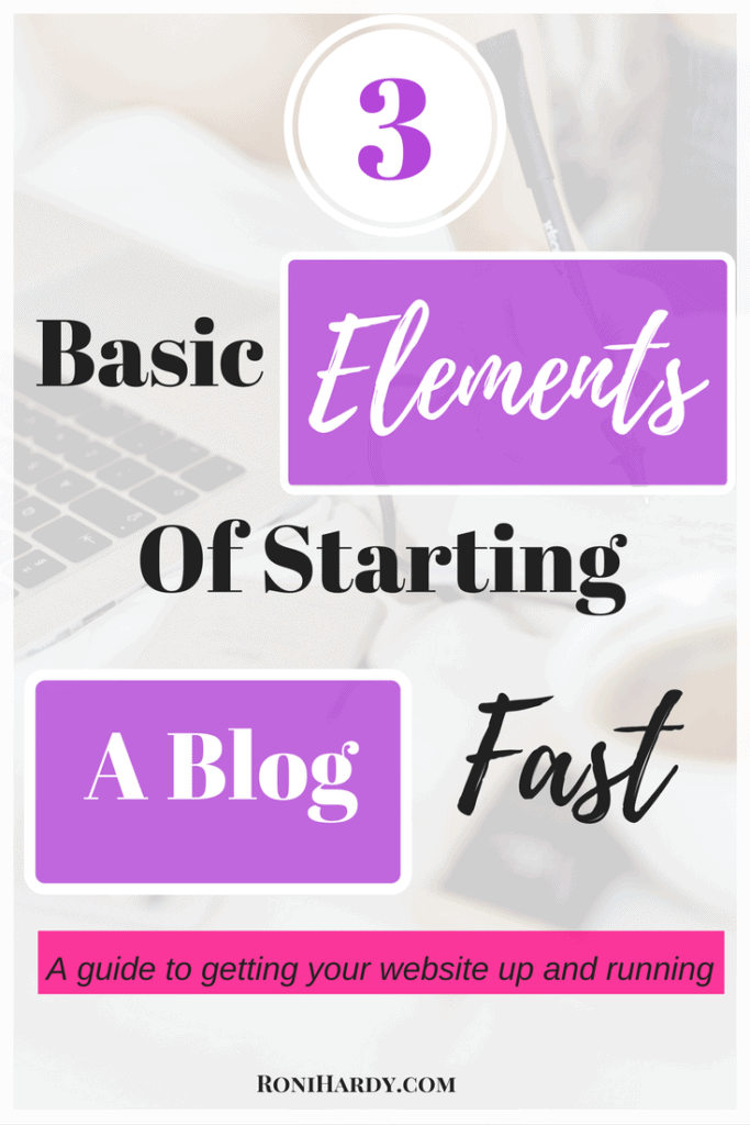 Three Basic Elements Of Starting A Blog Fast 