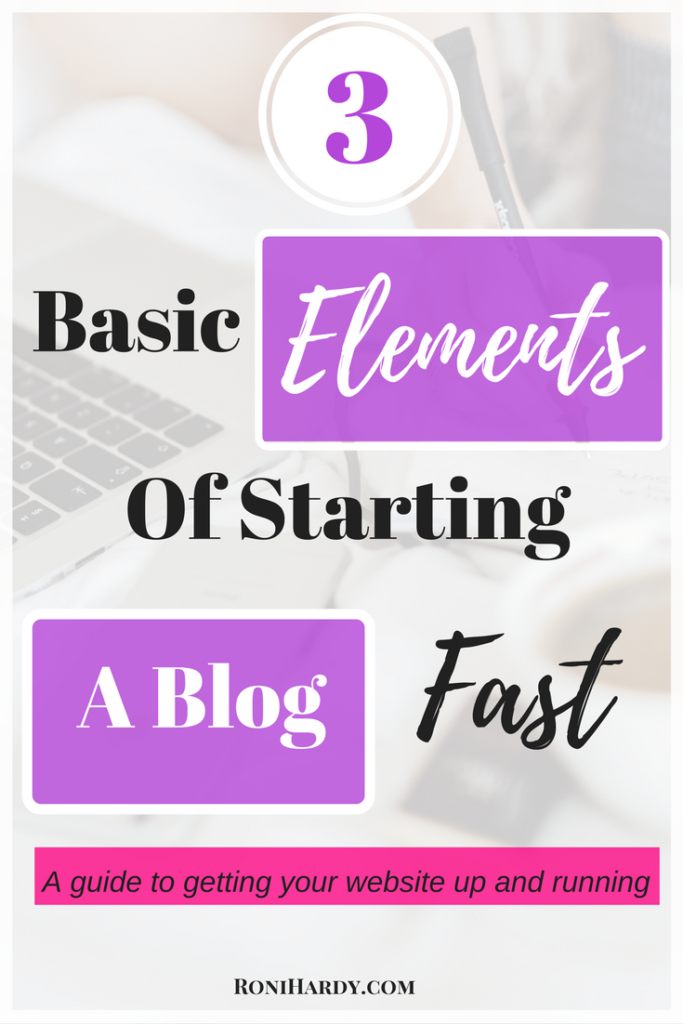 Three Basic Elements Of Starting A Blog Fast 